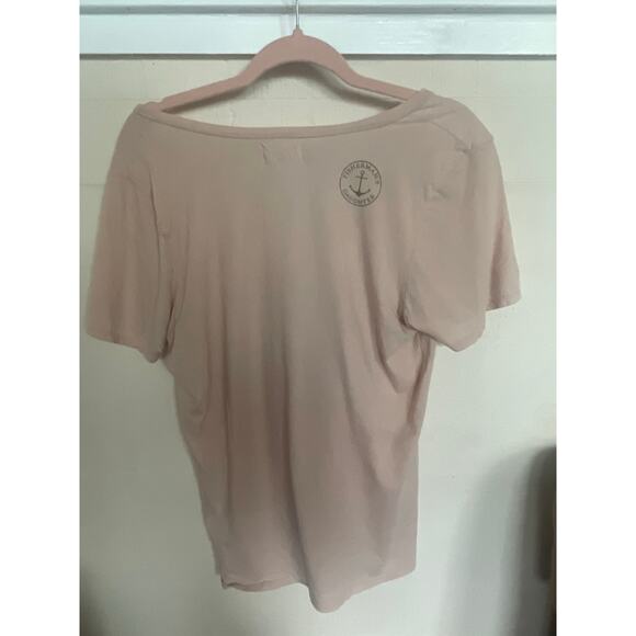 FISHERMAN'S DAUGHTER Life Comes in Waves ORGANIC COTTON  V-Neck Tee T-Shirt  XL - Picture 5 of 6